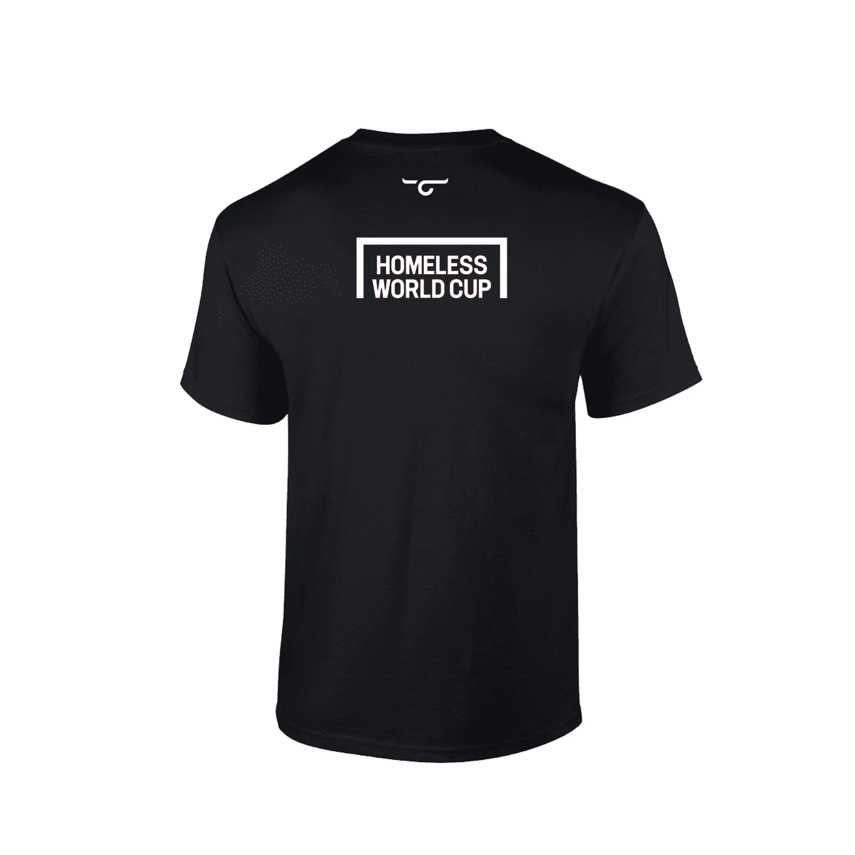 Street Football Wales HWC - Black T Shirt - Image 2