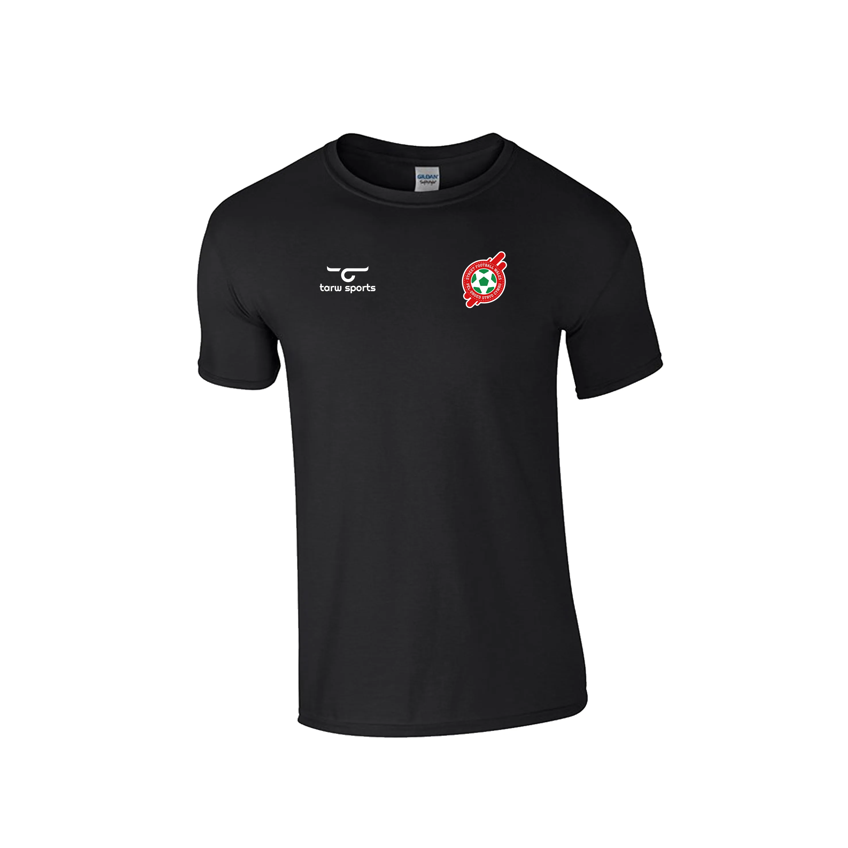 Street Football Wales HWC - Black T Shirt