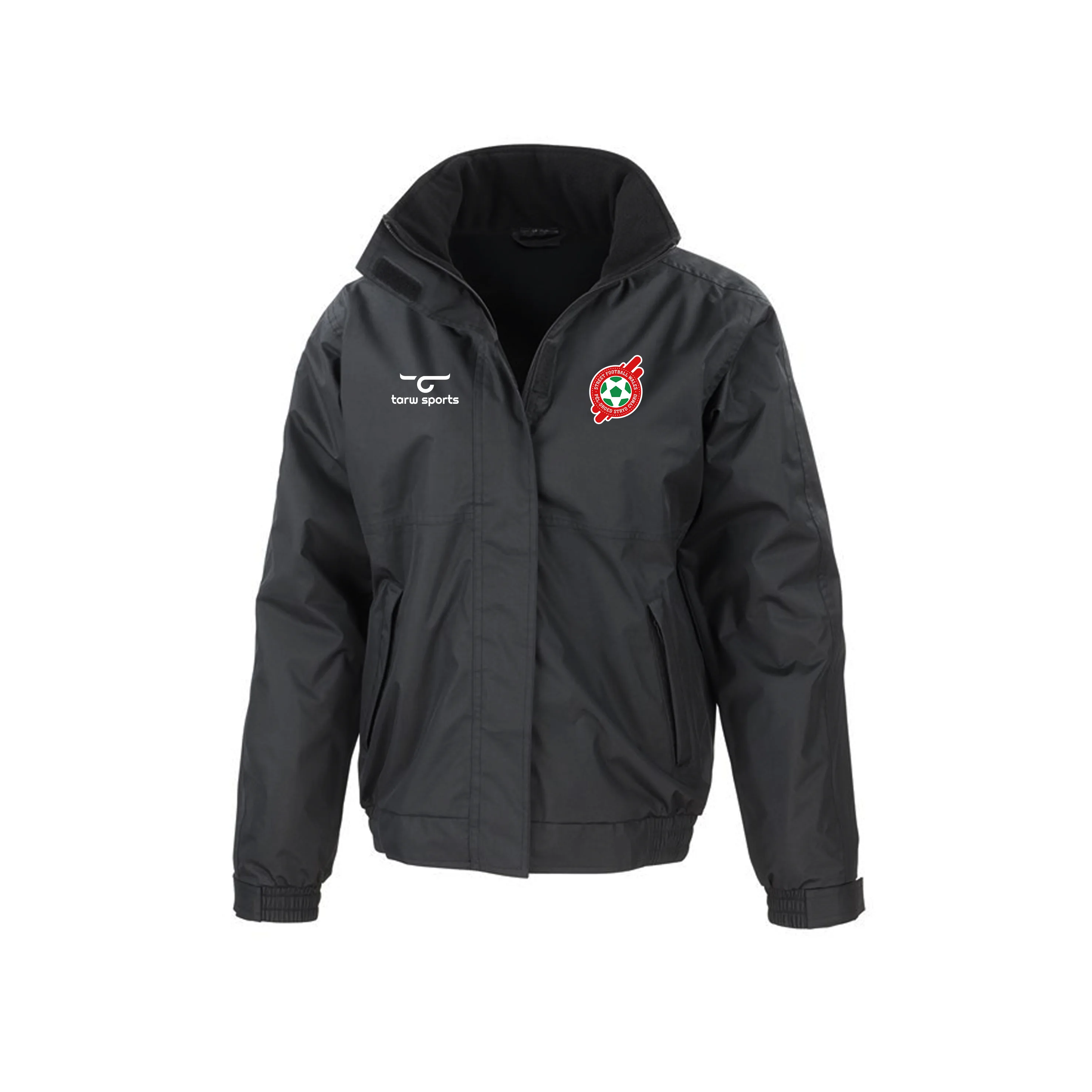 Street Football Wales - Black Waterproof Jacket